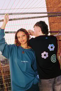 Image 2 of Jade Green 'Audio Visual Arts' Long Sleeve T-Shirt 2025