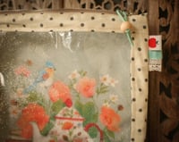 Image 3 of ⭐ Pochettes à paillettes "thé Bleu et Pois"