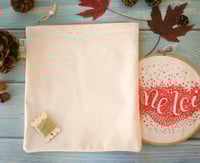 Image 5 of ⭐ Pochettes à paillettes "thé Bleu et Pois"
