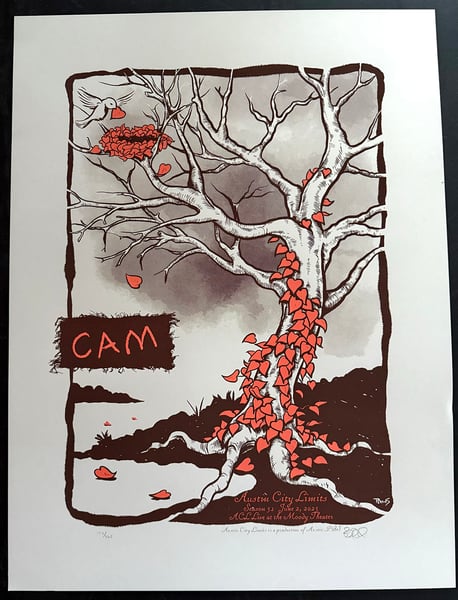 Image of Cam, official show poster for Austin City Limits