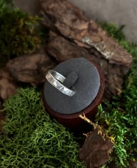 Image 1 of Hammered ring, shiny finish