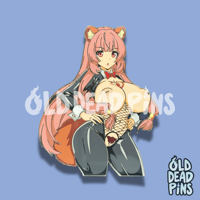 Image 2 of Perfect Pasties Raphtalia Enamel Pin In-Hand Extras