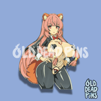 Image 1 of Perfect Pasties Raphtalia Enamel Pin In-Hand Extras