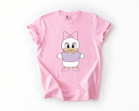 Image 2 of girl duck plushie tee