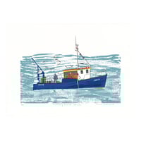 Fishing Boat, Oban, Screen Print