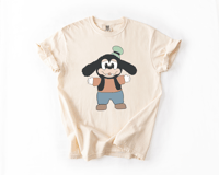 Image 2 of goofy dog plushie tee