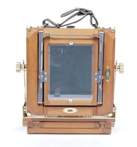 Image 5 of Zone VI "gold" 4X5 Camera w/ 150mm + 210mm Schneider MC Lenses + Holders + FILM  #0667