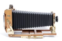 Image 8 of Zone VI "gold" 4X5 Camera w/ 150mm + 210mm Schneider MC Lenses + Holders + FILM  #0667