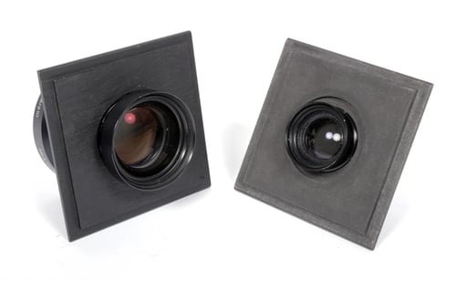 Image of Zone VI "gold" 4X5 Camera w/ 150mm + 210mm Schneider MC Lenses + Holders + FILM  #0667