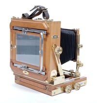 Image 6 of Zone VI "gold" 4X5 Camera w/ 150mm + 210mm Schneider MC Lenses + Holders + FILM  #0667