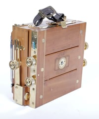 Image 16 of Zone VI "gold" 4X5 Camera w/ 150mm + 210mm Schneider MC Lenses + Holders + FILM  #0667
