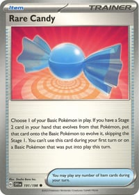 Rare Candy - 191/198 - SV01: Scarlet & Violet Base Set - Near Mint x4