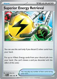Superior Energy Retrieval - 189/193 - SV02: Paldea Evolved - Near Mint x4