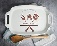 Image 6 of Grilling Platter Custom Ceramic FATHER'S DAY GIFT