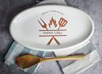 Image 7 of Grilling Platter Custom Ceramic FATHER'S DAY GIFT