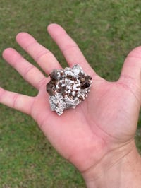 Image 11 of Smoky Quartz & Garnets On Feldspar Specimen #1907
