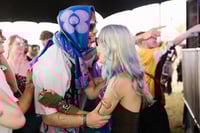 Image 3 of Blue Audio Visual Arts Scarf