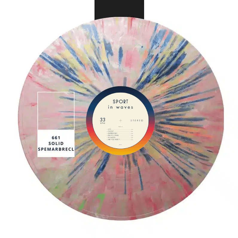 SPORT "In Waves" VIT071 LP (blue, splatter, pink versions)