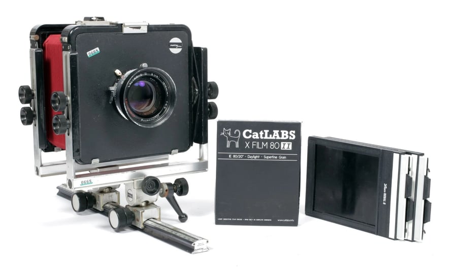 Image of Arca Swiss Oschwald 4X5 camera + 210mm MC lens + Fresnel NEW BELLOWS #0668