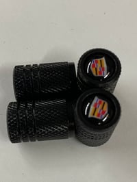 Image 2 of Tire Valve Stem Cap Cover for Cadillac Belt O-Ring Seal Corrosion Resistant,Tire Valve Stem Air 
