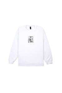 Image 1 of Sweat col rond black tintin (blanc)