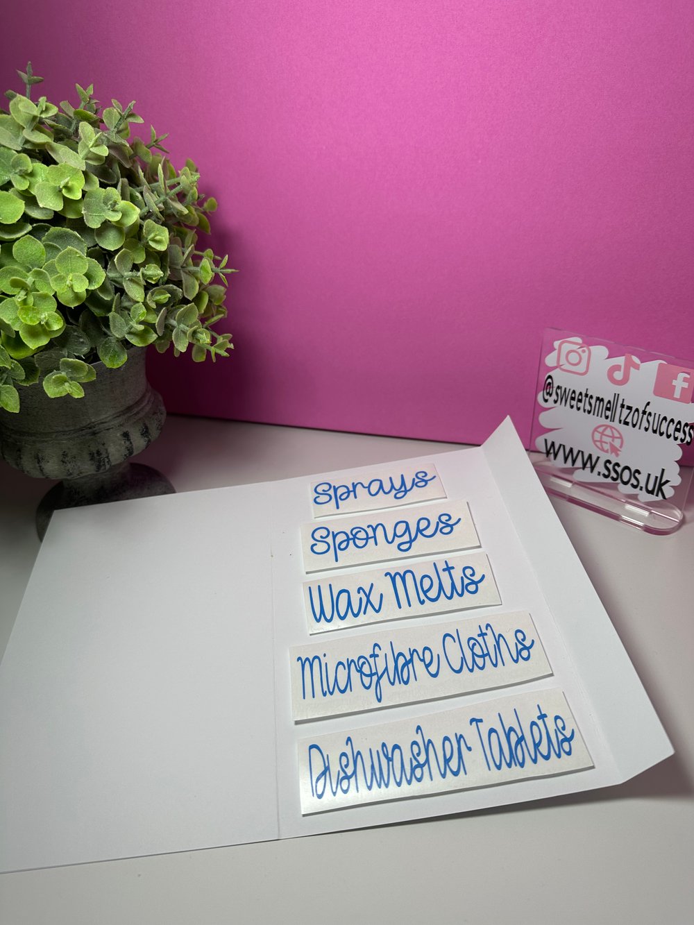 Image of Cleaning & Lanundry Vinyl Labels