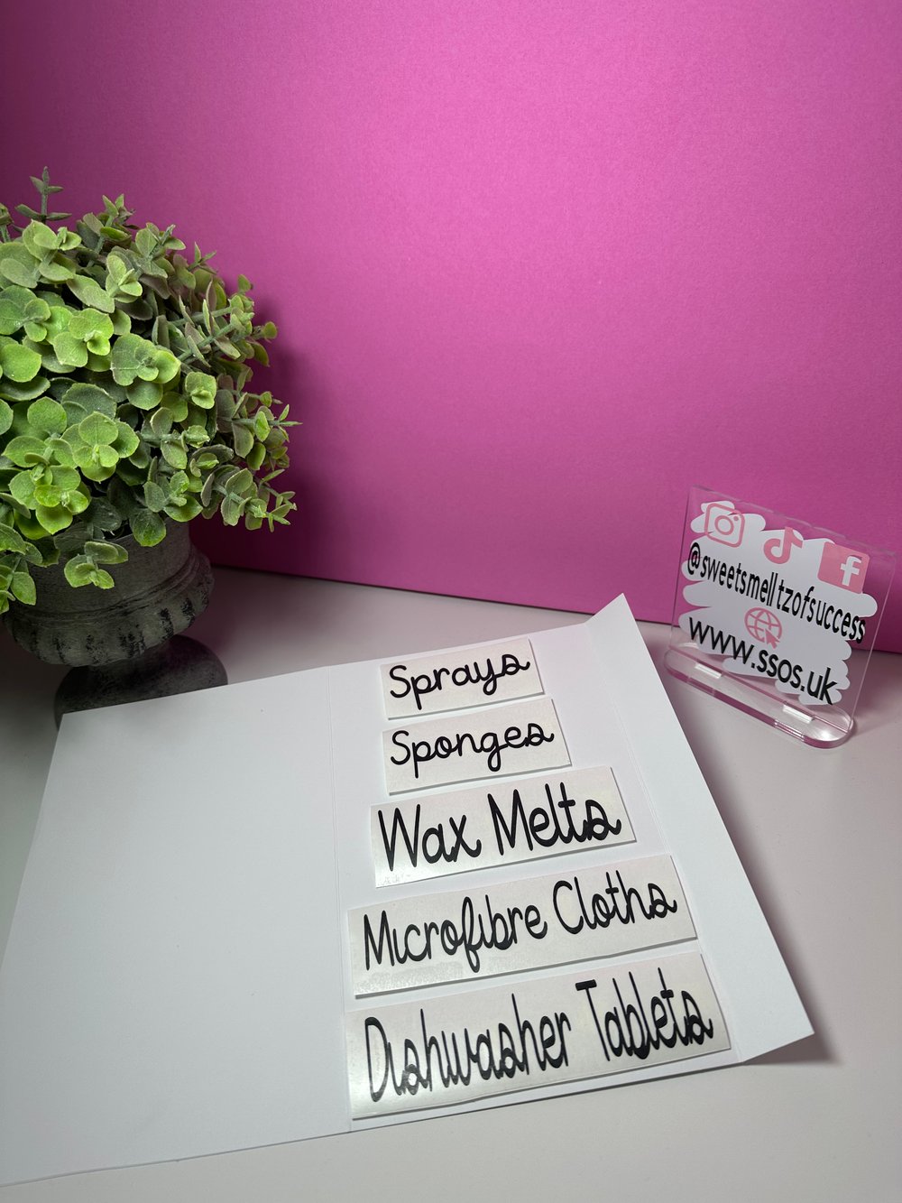 Image of Cleaning & Lanundry Vinyl Labels