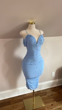Image 3 of Destiny pearl midi dress