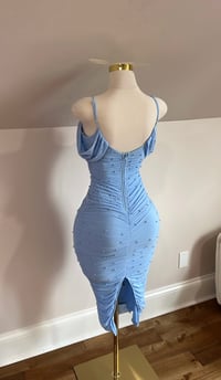 Image 5 of Destiny pearl midi dress