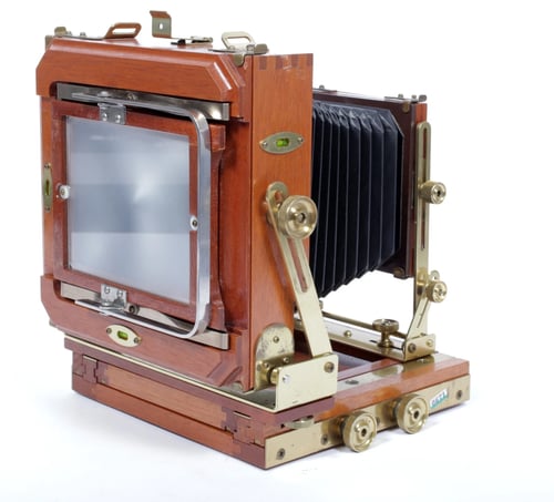 Image of Zone VI mahogany 4X5 Camera w/ 150mm + 210mm Schneider Lenses + Holders + FILM #0671