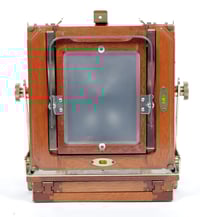 Image 5 of Zone VI mahogany 4X5 Camera w/ 150mm + 210mm Schneider Lenses + Holders + FILM #0671