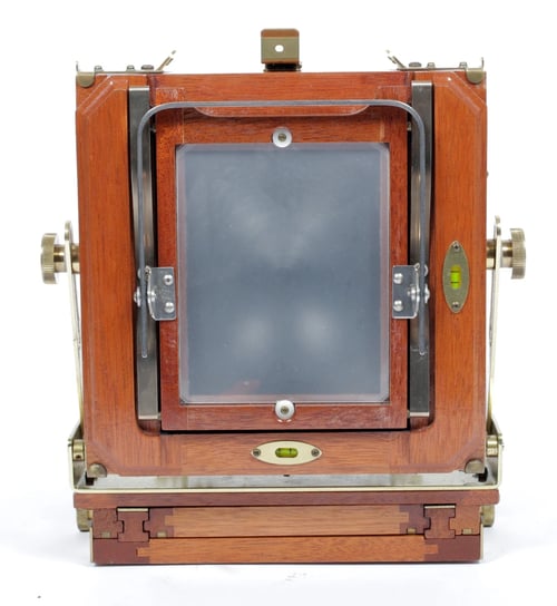 Image of Zone VI mahogany 4X5 Camera w/ 150mm + 210mm Schneider Lenses + Holders + FILM #0671
