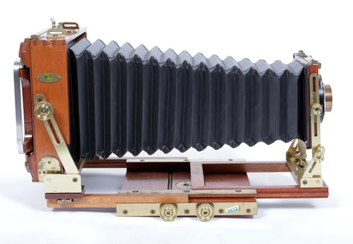 Image of Zone VI mahogany 4X5 Camera w/ 150mm + 210mm Schneider Lenses + Holders + FILM #0671