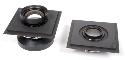 Image of Zone VI mahogany 4X5 Camera w/ 150mm + 210mm Schneider Lenses + Holders + FILM #0671