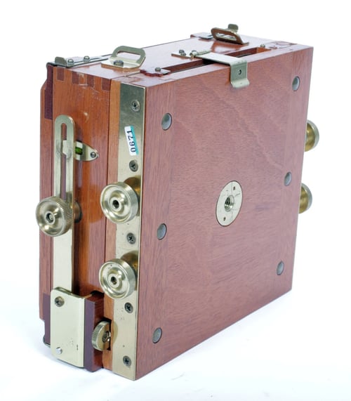 Image of Zone VI mahogany 4X5 Camera w/ 150mm + 210mm Schneider Lenses + Holders + FILM #0671