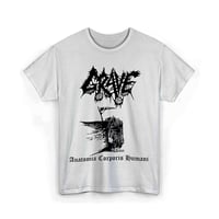 Image 1 of Grave " Anatomia Corporis Humani " white T shirt