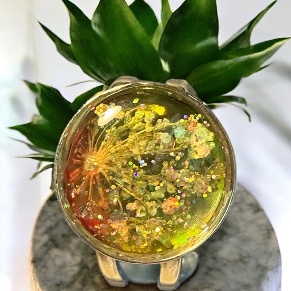 Image of Flower Resin Ring