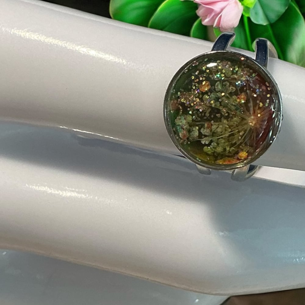 Image of Flower Resin Ring