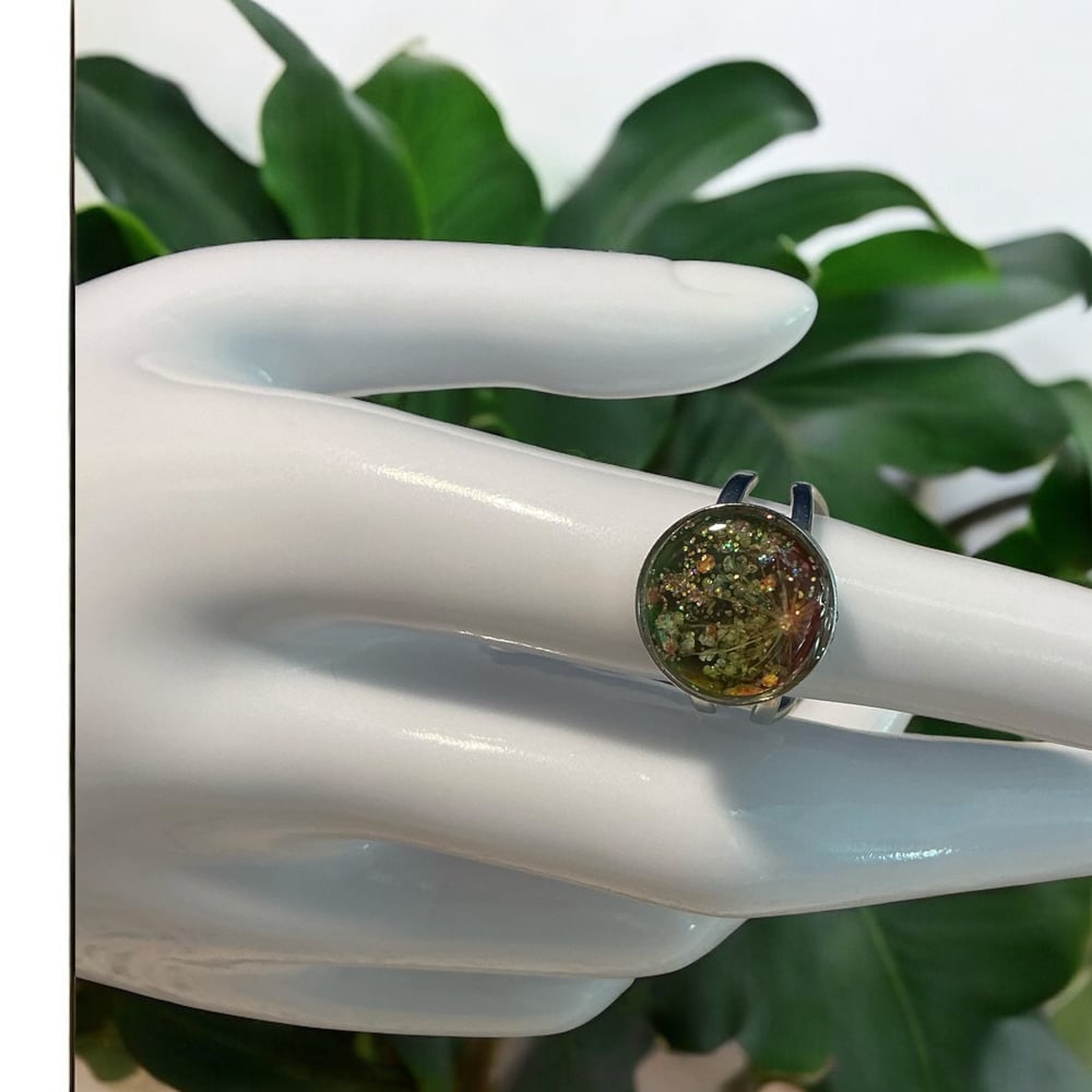 Image of Flower Resin Ring