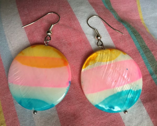 Image of Pastel earrings