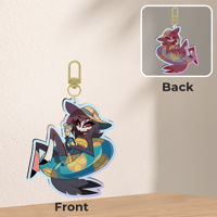 Image 2 of Lemon Octavia Keychain