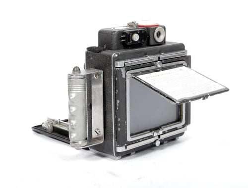 Image of Busch Pressman D Rangefinder 4X5 Camera w/ 127mm lens + film + holders #0684