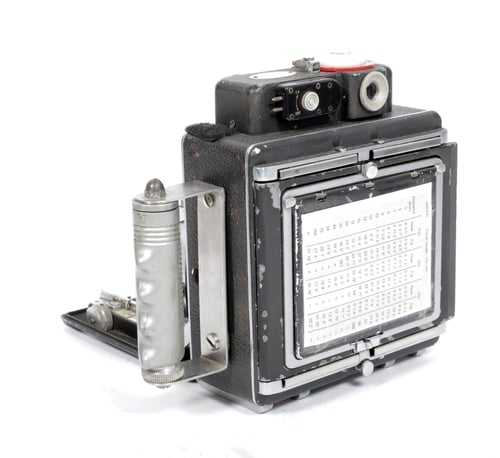 Image of Busch Pressman D Rangefinder 4X5 Camera w/ 127mm lens + film + holders #0684