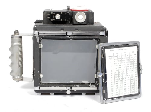 Image of Busch Pressman D Rangefinder 4X5 Camera w/ 127mm lens + film + holders #0684