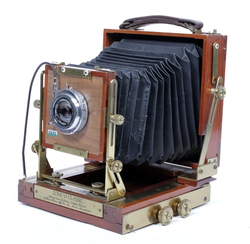 Image of Zone VI (By WISNER) 4X5 Camera w/ 127mm+90mm Schneider Lenses + Holders + FILM #0691