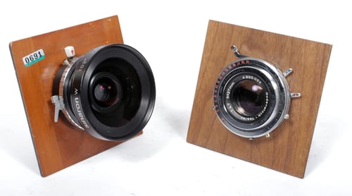 Image of Zone VI (By WISNER) 4X5 Camera w/ 127mm+90mm Schneider Lenses + Holders + FILM #0691