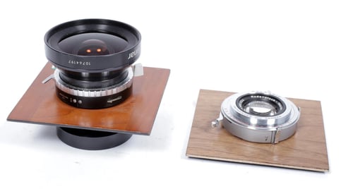 Image of Zone VI (By WISNER) 4X5 Camera w/ 127mm+90mm Schneider Lenses + Holders + FILM #0691