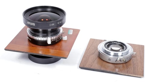 Image of Zone VI (By WISNER) 4X5 Camera w/ 127mm+90mm Schneider Lenses + Holders + FILM #0691