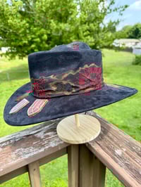 Image 4 of Skull Crown Stained Glass Halo Hat
