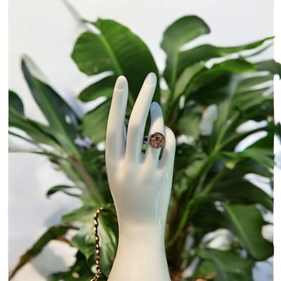 Image of Women Glitter Resin Ring